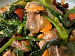 菠菜拌毛蚶-隐厨·海鲜餐厅(恒通路店)