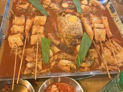 鱼饼火山炒年糕-包装马车·韩国料理·포장마차