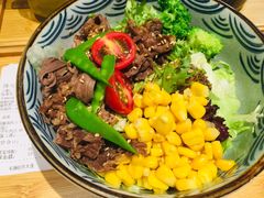 柚子牛肉沙拉饭-无限双拼照烧双拼饭(和平店)