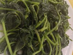 蒜蓉炒番薯叶-巫记鸡饭店
