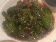 螺蛳椒花肉炒芸豆-阿五黄河大鲤鱼(英协路店)