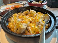 自制黄剁椒酱焗胖鱼头-香樟花园新粤料理(无锡万象城店)