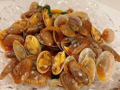 时蔬炒花蛤-白仁仔· 活烤海鲜 宵夜(豫园店)