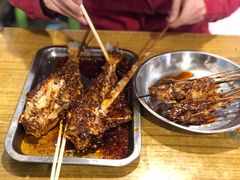 烤巴掌耗儿鱼-袁师傅烤肉(弹子石店)
