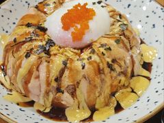 三文鱼流心熔岩饭-梦山水日本烧肉(五四广场店)