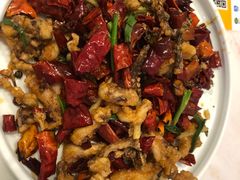 红辣子鱿鱼脚-丁字口海鲜热炒·烧烤大排档