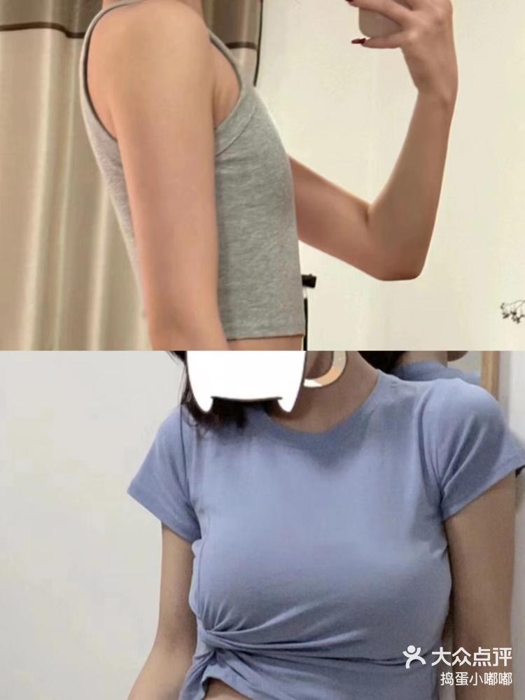 我的胸比较平还有点干瘪,胸比较小穿不了一