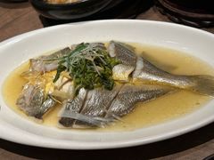 雪菜蒸大黄鱼-香园茶社·金陵小灶(老门东店)