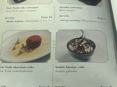 菜单-纽约咖啡馆