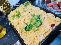 铁板酸菜-丹东丛炟海鲜烧烤(江艺路店)