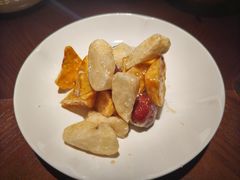 拔丝三样-新连采·海鲜·大连菜(大连恒隆广场店)