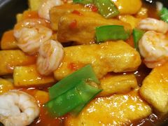 招牌虾仁自制豆腐-盈春大饭店(千山路店)
