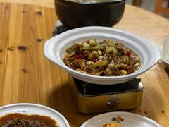 -阿峰饭店·本地土菜馆·农家土鸡煲·一品神仙鸡(报福店)