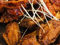 韩式辣子鸡拼酱油炸鸡-MI WU FACTORY米屋美食工厂餐厅(绿地店)