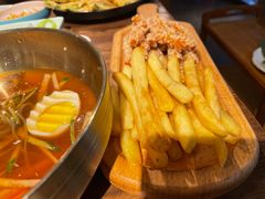 -明洞阿姨·韩式酱蟹烤肉·创意料理(三元桥店)