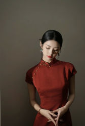 -禾米旗袍妈妈装礼服定制(嘉业国贸店)