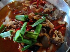 干锅牛杂-香香擂茶馆(城南完小店)