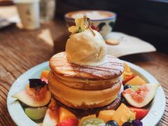 香草浆果松饼-邊渡咖啡