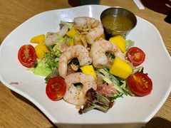 鲜柚芒果沙拉佐冰花酸梅酱-HELLO 27 意面·沙拉·帕尼尼