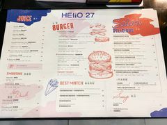 菜单-HELLO 27 意面·沙拉·帕尼尼