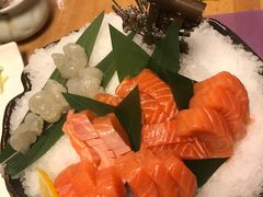 三文鱼腩刺身-王鼎精致料理铁板烧(世博源店)