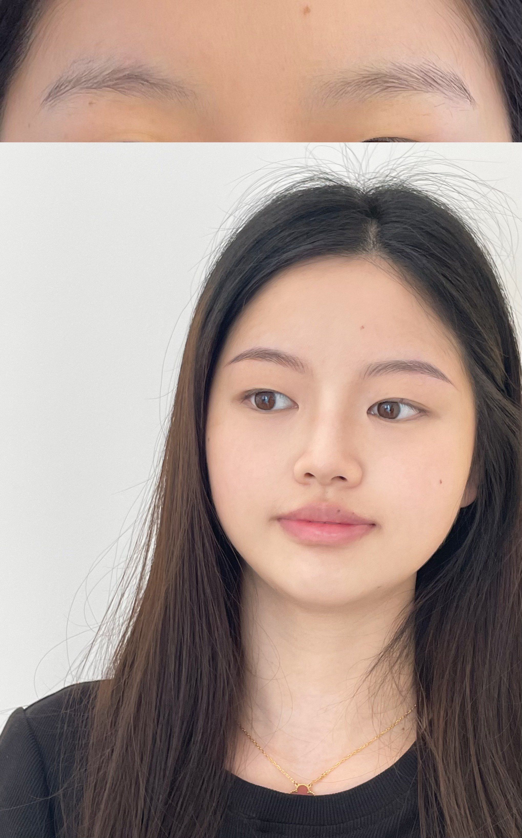 不画眉毛也能很有气质