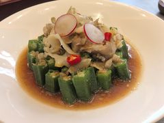 秋葵炝螺片-张家小灶(东城店)