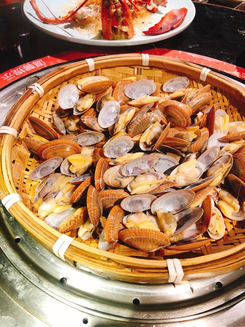 「芒果贝」刚刚蒸好真得很赞,要趁热吃,凉了就不好吃了