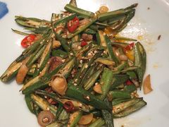 炒秋葵-阿庄新豫菜(通泰路店)