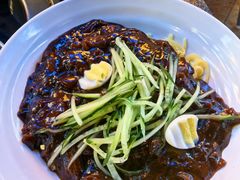 韩式炸酱面-包装马车·韩国料理·포장마차