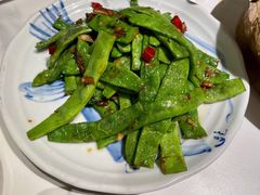 蛤蜊肉煸刀豆-相遇·鲜炒黄牛肉(丹阳吾悦广场店)