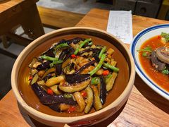 茄子烧豆角-破三川·新川菜(静安大融城店)