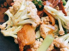 油渣有机花菜-关东小磨东北菜(上海长风大悦城店)