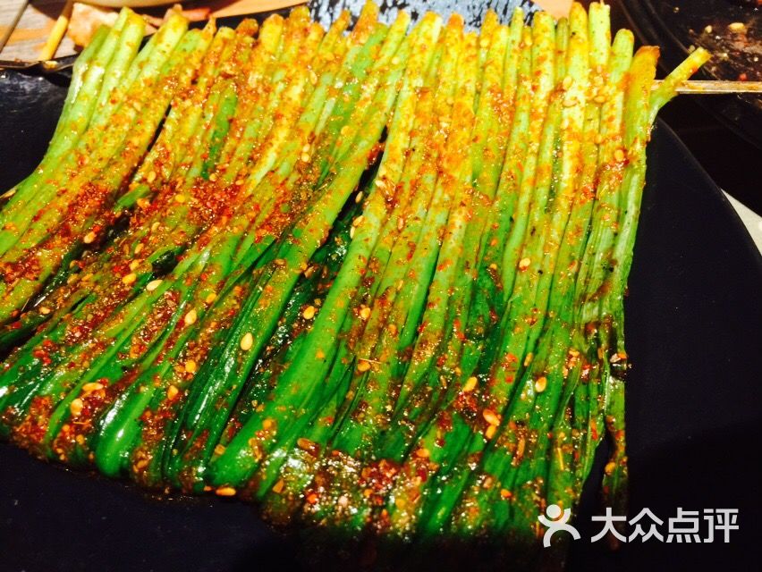 爆烤鸡头王(松山路店)-烤韭菜-菜-烤韭菜图片-沈阳美食-大众点评网