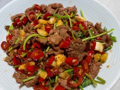 小炒黄牛肉-鸭王烤鸭店(三里河店)