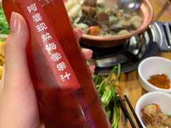阿婆现熬海棠果茶-阿婆情腊排骨火锅(金虹路店)