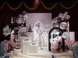 -11 Baby百日宴生日气球创意布置