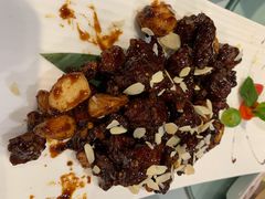 黑蒜子牛肉粒-陆壹捌餐厅(五大道店)