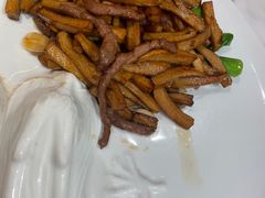 鲍菇菜心炒牛柳-粤仔湾砂锅粥(金太湖店)