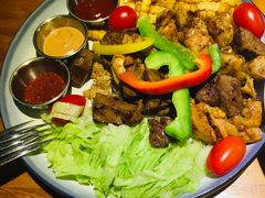 双拼烤盘（澳洲嫩肩+鸡腿）-Thanks美式餐厅(汉堡咖啡店)