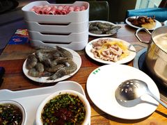 大虾-蒙肥羊·酸汤潮牛·鲜牛肉火锅烤肉自助(岗顶店)