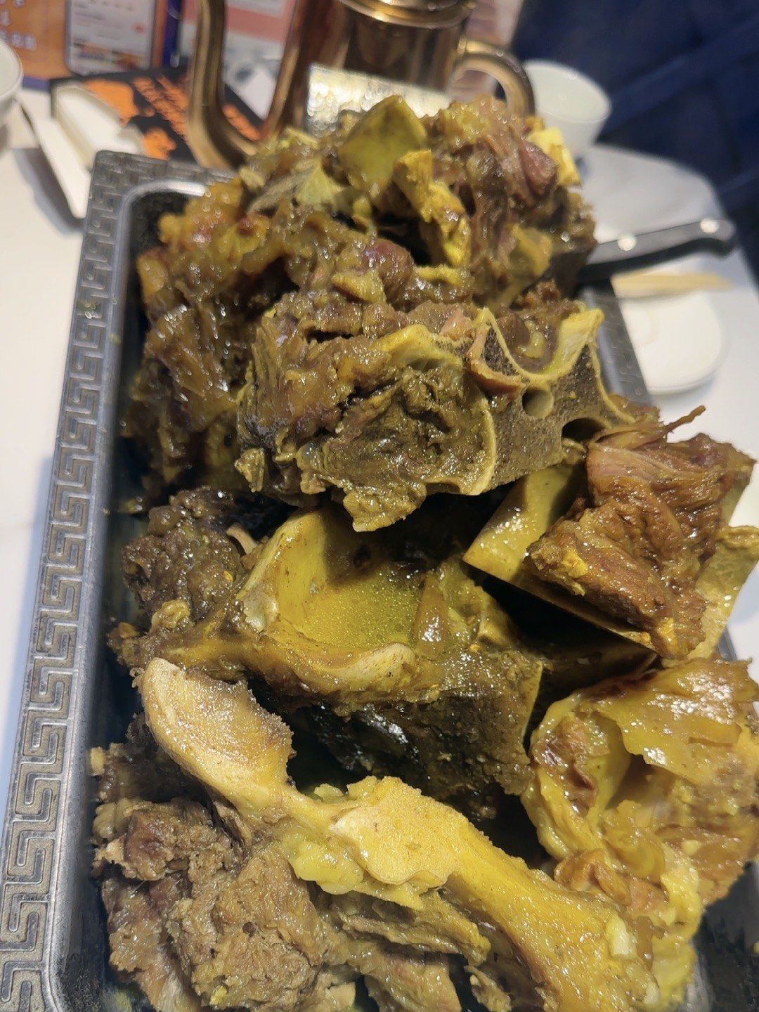 太美了  #烤骨头 #牛骨头 #酱骨