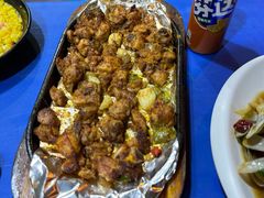 料理烤老味道鸡块-老东镇啤酒屋海鲜加工·蒸汽海鲜·海鲜烧烤(台东店)