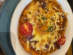 帕玛臣芝士肉酱焗意面-西语炭烧牛排·西厨(石龙店)