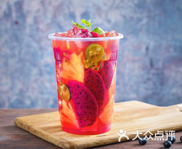 满满红龙果凤梨(超大杯)