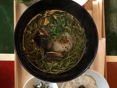 抹茶煎鱼荞麦面-中村藤吉(本店)