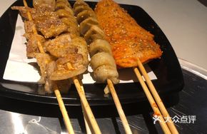 Fresh Skewer Grilled Meat