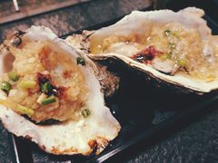 蒜香生蚝-長壹旋转烤吧 农家鸡火锅