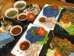 -蝶豆花蓝面条
