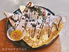 鲜果雪糕巧克力可丽饼-GOTLOT COFFEE&KITCHEN角落厨房NOOK店
